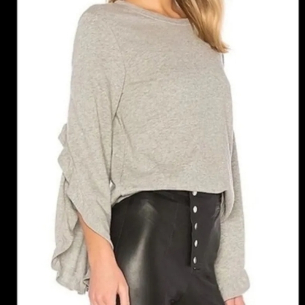 A.L.C. Camden Top in Heather Grey Sz S